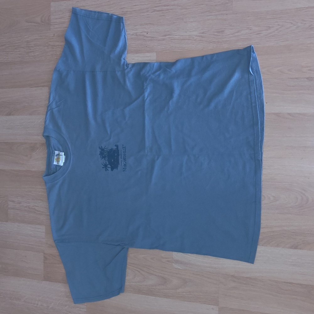 Jimmy Buffet Margaritaville Blue Short Sleeve Crew Neck Tee Size XL